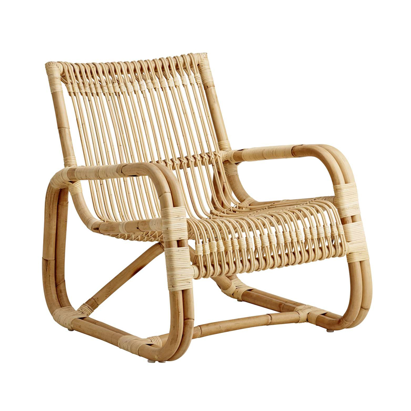 Indoor Armchair in Rattan - Curve | Cane-Line