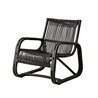 Indoor Armchair in Rattan - Curve