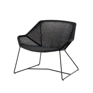 Outdoor chair lounge in rattan - Breeze | Cane-Line