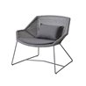 Sedia da esterno lounge in rattan - Breeze