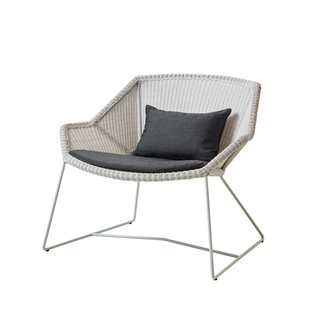 Outdoor chair lounge in rattan - Breeze | Cane-Line