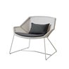 Sedia da esterno lounge in rattan - Breeze