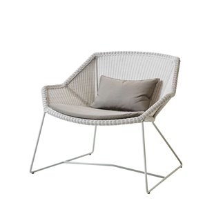 Outdoor chair lounge in rattan - Breeze | Cane-Line