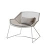 Sedia da esterno lounge in rattan - Breeze