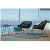 Sedia da esterno lounge in rattan - Breeze