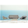 Sedia da esterno lounge in rattan - Breeze