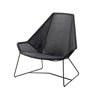 Garden lounge armchair in rattan - Breeze