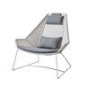 Poltrona da esterno lounge in rattan - Breeze