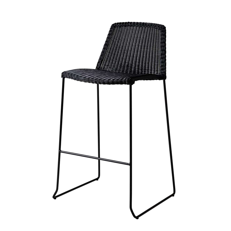 Stackable Outdoor Stool in Rattan - Breeze | Cane-Line