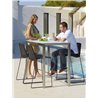 Sgabello da esterno impilabile in rattan - Breeze