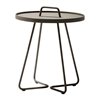 Outdoor coffee table in aluminium - On the move L