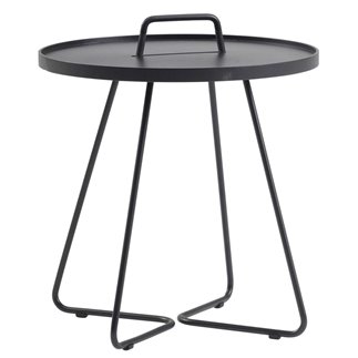 Coffee Table with Removable Top in Aluminium - On The Move L | Cane-Line