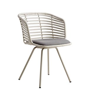 Indoor Chair in Rattan and Steel - Spin - ISA Project