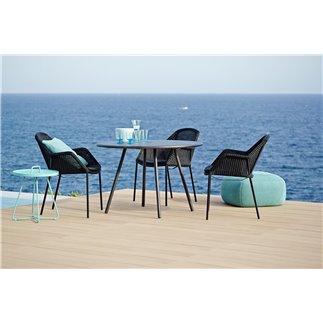 Outdoor Round Table in Aluminum - Area | Cane-Line