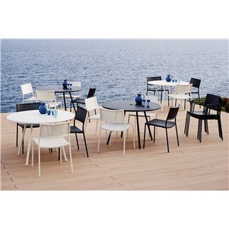 Outdoor Round Table in Aluminum - Area | Cane-Line