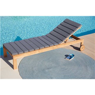 Sun Lounger in Teak Wood - Amaze