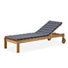 Sun lounger in teak wood - Amaze