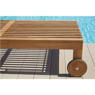 Sun Lounger in Teak Wood - Amaze | Cane-Line