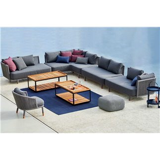 Outdoor Modular Sofa in Rope - Moments | Cane-line