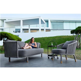 Fabric Armchair for Garden - Moments | Cane-line