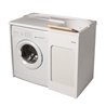 Outdoor Cabinet sink with washing machine compartment - Lavacril