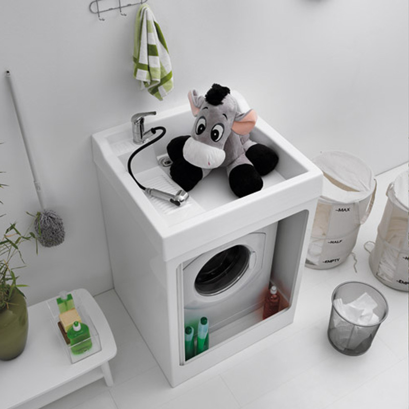 Outdoor Cabinet for Washing Machine with Sink - Lavacril On | Colavene