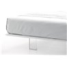 Samoa Brillant Bed with Transparent Feet and Design Headboard