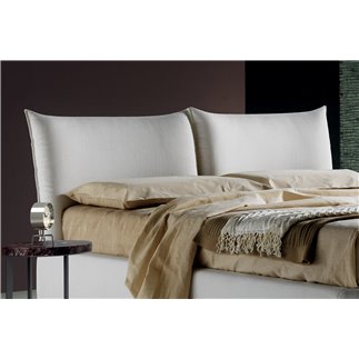 Samoa Bed with Storage and Design Headboard - Zen | Bside Letti