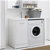 Cabinet washtub with washing machine compartment - Domestica