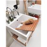 Bathroom cabinet with ceramic washbasin - Volant