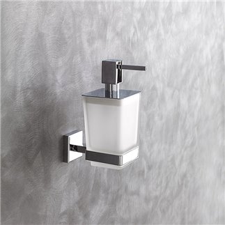 Aluminum and Glass Dispenser - Nook | Capannoli