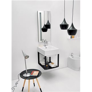 Mobile Bagno Sospeso con Lavabo in Ceramica - Volant