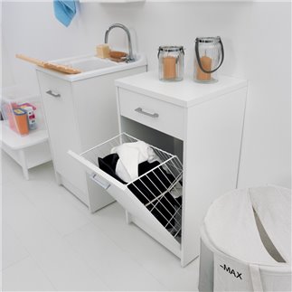 Cabinet with laundry basket - Domestica - ISA Project