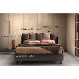 Samoa Bed with Upholstered Headboard - Fun Compatto  | Bside Letti