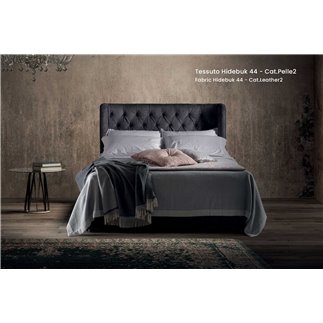 Samoa Bed with Design Headboard - Gem