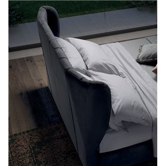 Samoa Bed with Design Headboard - Gem | Bside Letti