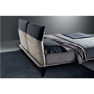 Just Samoa Bed with Reclining Upholstered Headboard | Bside Letti