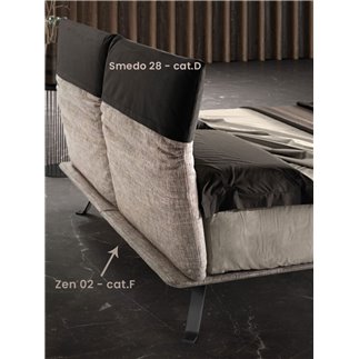 Just Samoa Bed with Reclining Upholstered Headboard | Bside Letti