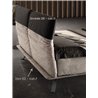 Bed with Reclining Upholstered Headboard - Just Samoa