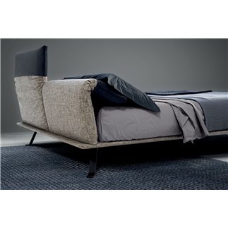 Just Samoa Bed with Reclining Upholstered Headboard | Bside Letti