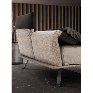 Just Samoa Bed with Reclining Upholstered Headboard | Bside Letti