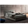 Double Bed with or without Storage and Upholstered Headboard -