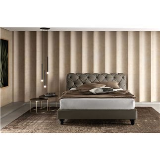 Double Bed Upholstered Headboard - King | Bside Letti