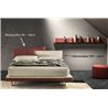 Letto Link Samoa con Testiera di Design Imbottita