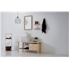 Tino ash wood cabinet with ceramic washbasin