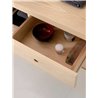 Tino ash wood cabinet with ceramic washbasin