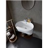 Ceramic washbasin with wall-hung structure metal - Tino