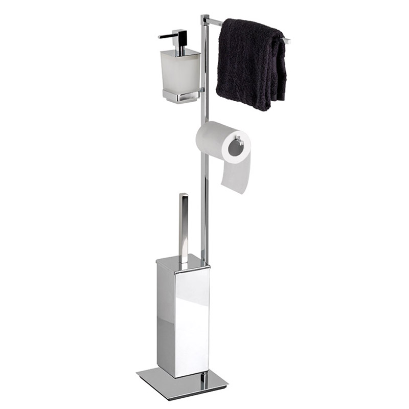 Capannoli Aluminum Free-Standing Towel Holder - Nook | Capannoli