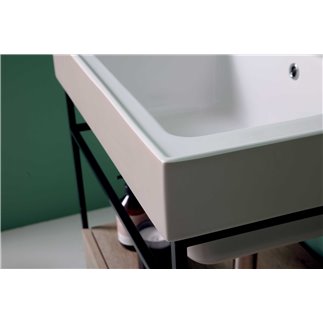 Mobile Lavabo con Base in Acciaio - Trix | Colavene