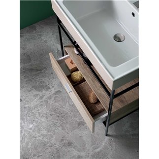 Mobile Lavabo con Base in Acciaio - Trix | Colavene